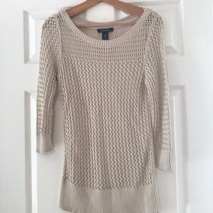 WHBM 3/4 length sleeve sweater.